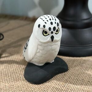 White Owl Figurine Vintage Highbank Porcelain Ltd Lochgilphead Scotland